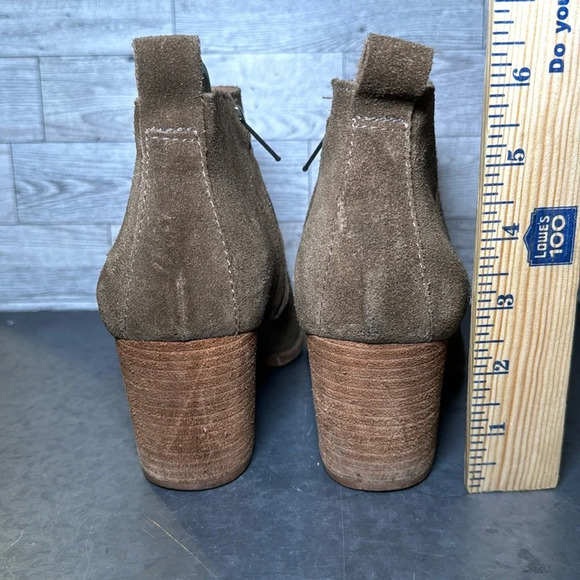 Madewell Boots Womens size 8 Brenner Suede Boho Heel Fall - Picture 4 of 10